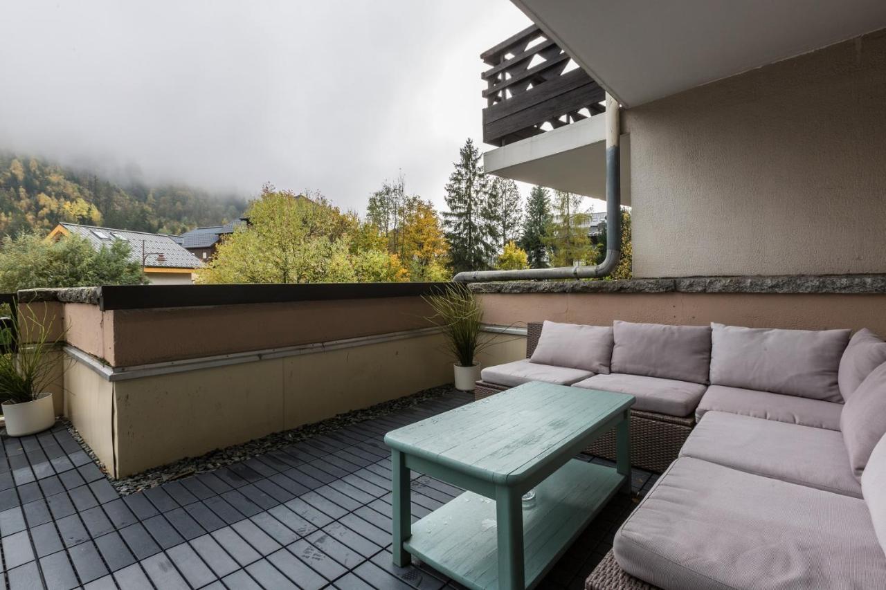 Apartment With Terrace Gentianes 1 Centre Chamonix By Aiguille Du Midi Экстерьер фото